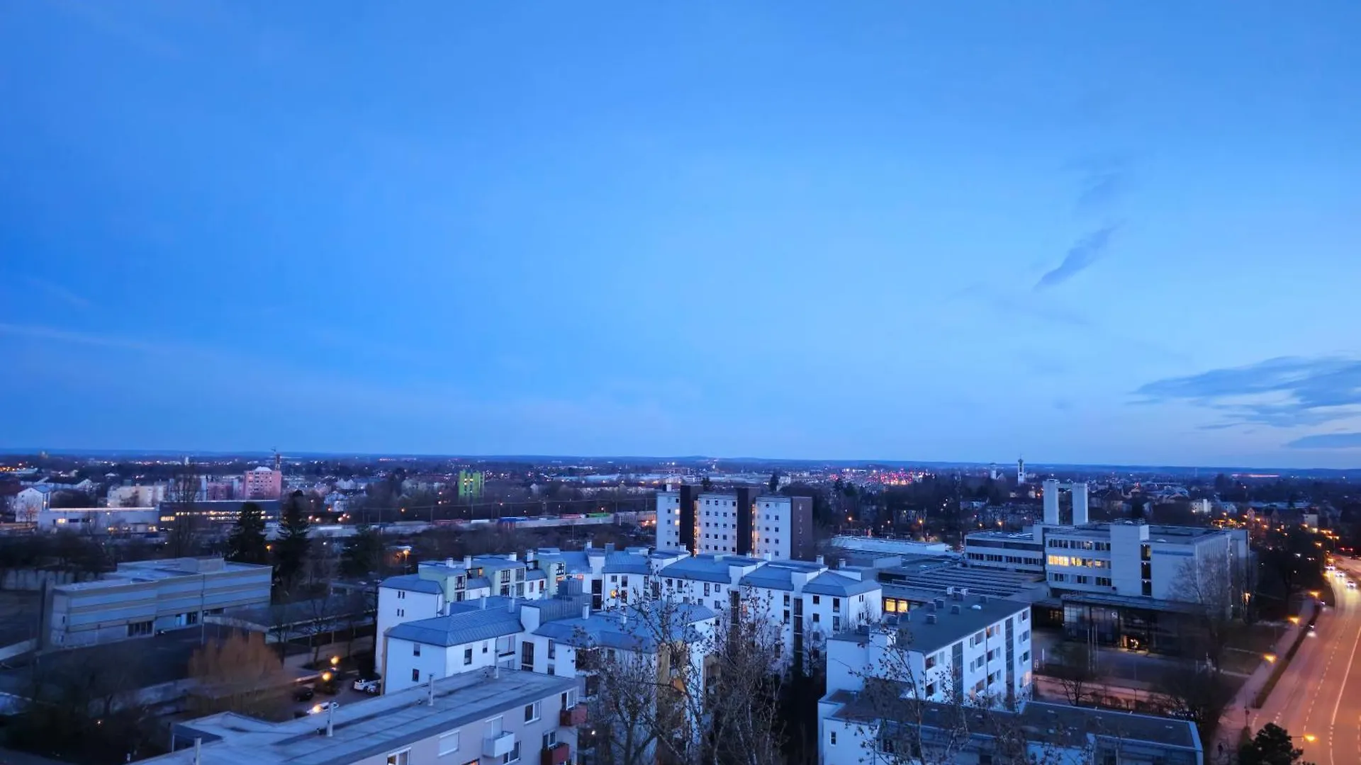 Panorama Home Mit Weitblick Auf Die City Ingolstadt Germany